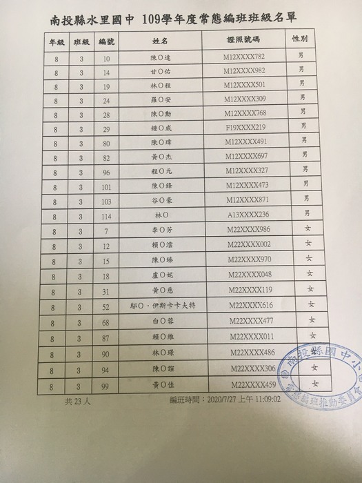 八年三班