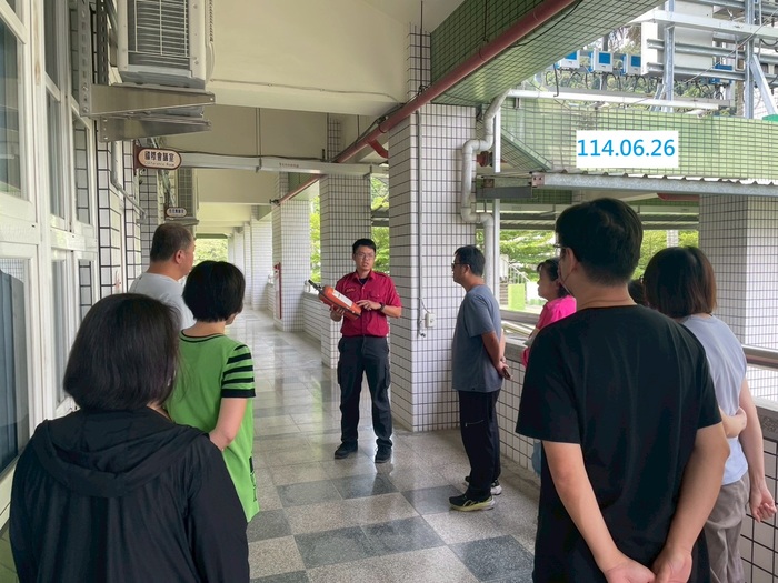 防災防火暨防空避難宣導演練圖片