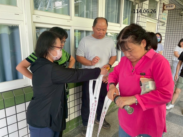 防災防火暨防空避難宣導演練圖片