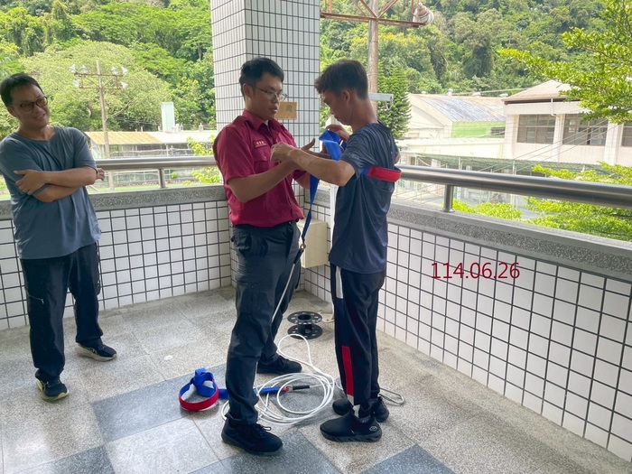 防災防火暨防空避難宣導演練圖片